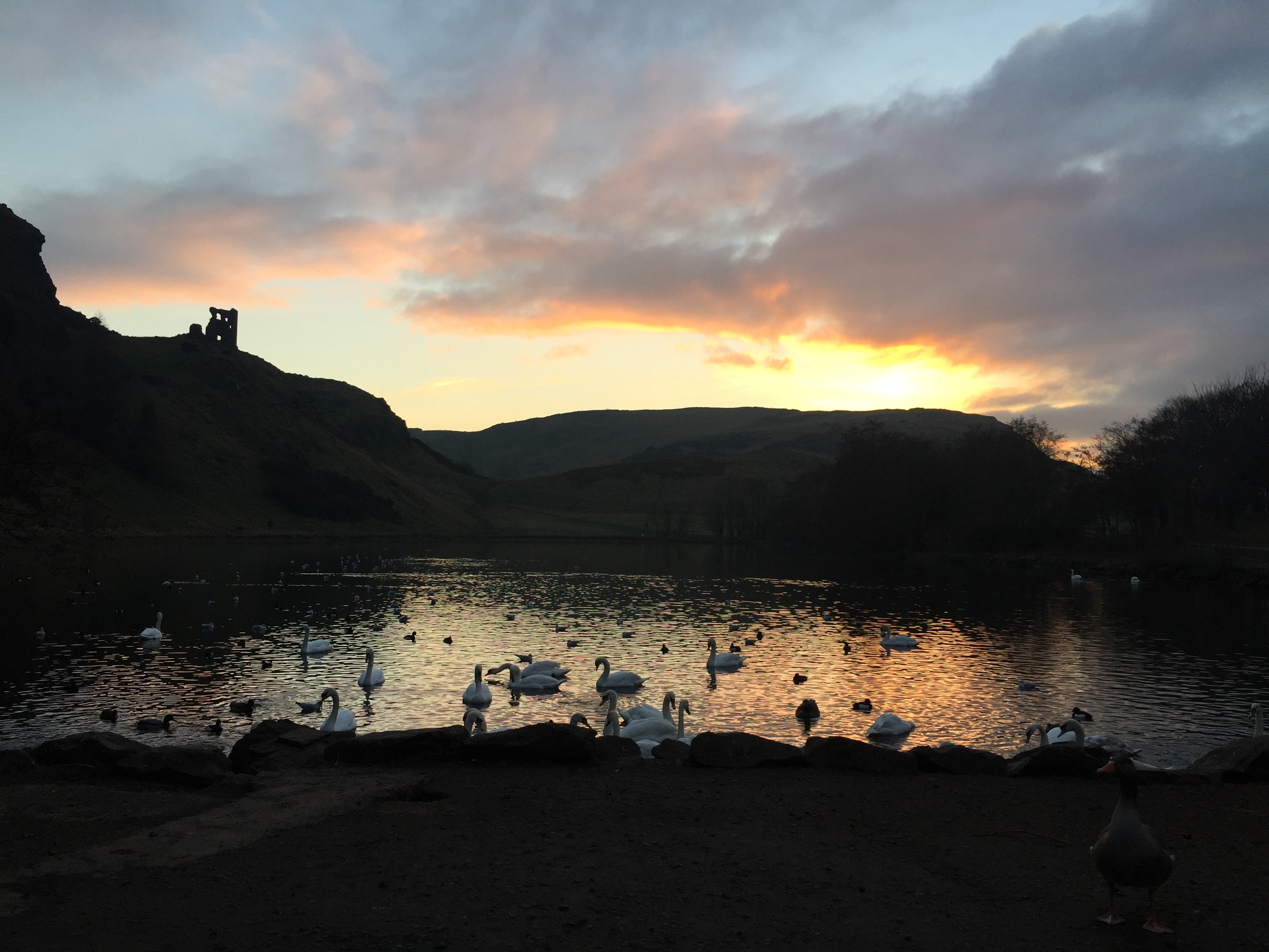 Sunset at Holyrood Park