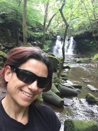 Goit Stock Falls Hike: Selfie at the falls